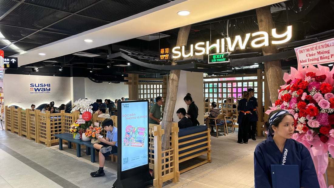 SushiWay Vincom 3/2 Khai Trương Thành Công Rực Rỡ với Đông Đảo Thực Khách Tham Dự !